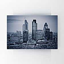 Siyah Beyaz Şehir Manzarası