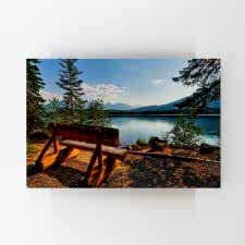 Göl ve Dağ Manzarası Tablosu