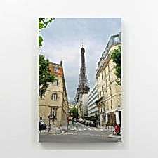 Caddeler Arasından Eiffel Kulesi Tablosu