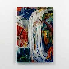 Franz Marc - The Bewitched Mill Tablosu