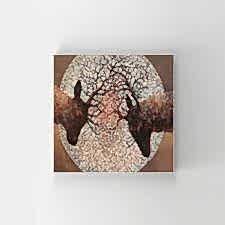 Boynuz Savaşı Yağlı Boya Tablosu