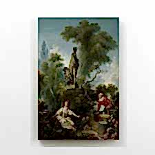 Jean Honore Fragonard - The Meeting Tablosu