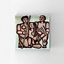 Fernand Leger - Three Characters Tablosu