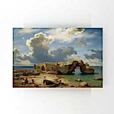 August Leu - Baie Marina Piccola Tablosu