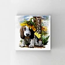 Yavru Köpek Yağlı Boya Tablosu