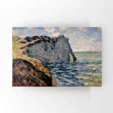 Claude Monet - The Cliff of Aval Tablosu