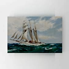 Montague Dawson - A Sunny Morning Tablosu