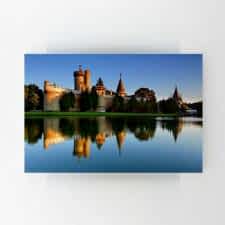 Göl Manzaralı Kale Tablosu