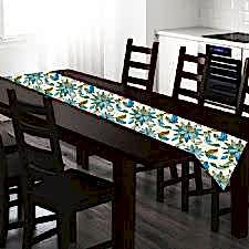 Krem Zemin Çiçek ve Kuşlu Model Runner