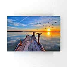 Gün Batımında Göl Manzarası Tablosu