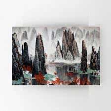 Çin Manzarası Tablosu