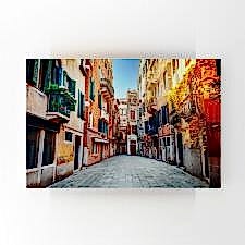 İtalya Sokakları Tablosu