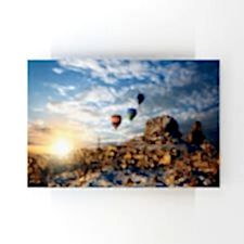 Kapadokya'da Gün Batımı Tablosu