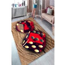 3D Zarlar Dijital Baskılı Halı