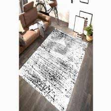 Eskitme Efektli Boya Sıçramaları Dijital Baskılı Halı