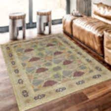 Hasır Desenli Dijital Baskılı Halı 