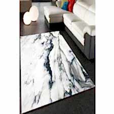 Geometrik Mermerler Gri Tonları Dijital Baskılı Halı