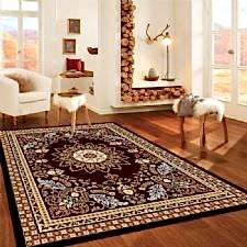 Osmanlı Motifli Yıldız Desenli Dijital Baskılı Halı