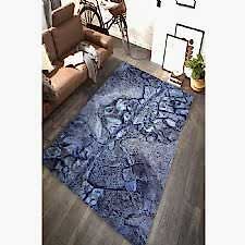 Sarmaşık Desenli Dijital Baskılı Halı