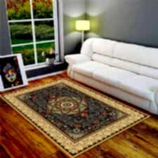 Çerçeveli El İşi Desenli Dijital Baskılı Halı