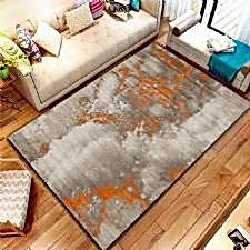 Duman Desenli Dijital Baskılı Halı