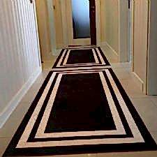 Dekoratif Kare Desenli Dijital Baskılı Halı