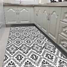 Klasik Karo Desenli Dijital Baskılı Halı