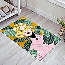 Resim Desenli Dijital Baskılı Halı