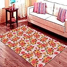 Bahar Desenli Dijital Baskılı Halı