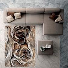 Mozaik Desenli Dijital Baskılı Halı