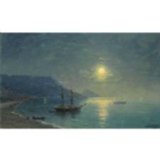 Ivan Ayvazovski - Evening in Crimea Tablosu