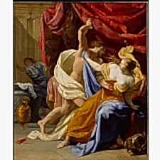 Eustache Le Sueur - Rape of Tamar Tablosu