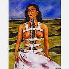 Frida Kahlo - The Broken Column Tablosu