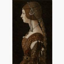 Giovanni Ambrogio - Bianca Maria Sforza Tablosu