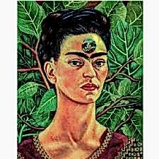 Frida Kahlo - Thinking About Death Tablosu