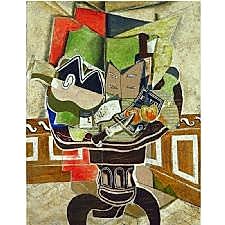 Georges Braque - The Round Table Tablosu