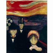 Edvard Munch - Anxiety Tablosu