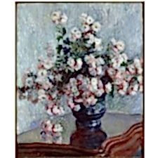 Claude Monet - Kasımpatı Çiçekleri Tablosu