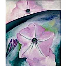 Georgia OKeeffe - Petunia Tablosu