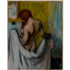Edgar Degas - Havlu ile Kadın Tablosu
