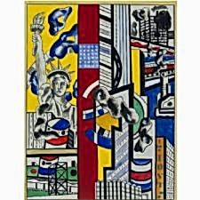 Fernand Leger - Study for Cinematic Tablosu