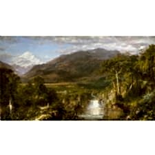 Frederic Edwin Church - Heart of the Andes Tablosu