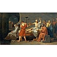 Jacques Louis David - Sokrates in Ölümü Tablosu