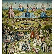 Hieronymus Bosch - Dünyevi Zevkler Bahçesi Tablosu