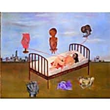 Frida Kahlo - Henry Ford Hastanesi Tablosu