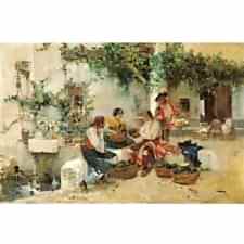 Joaquin Sorolla - Selling Melons Tablosu