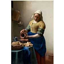 Johan Vermeer - Sütçü Kız Tablosu