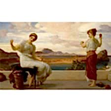 Lord Frederic Leighton - Winding the Skein Tablosu