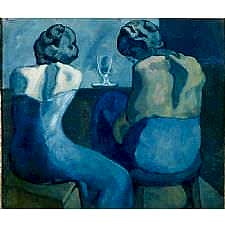 Pablo Picasso - Prostitutes Bar Tablosu