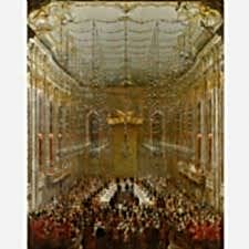 Martin van Meytens - Wedding Supper Tablosu